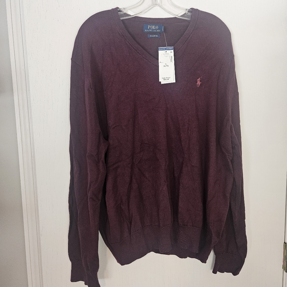 NWT Polo Ralph Lauren Pima Cotton Sweater